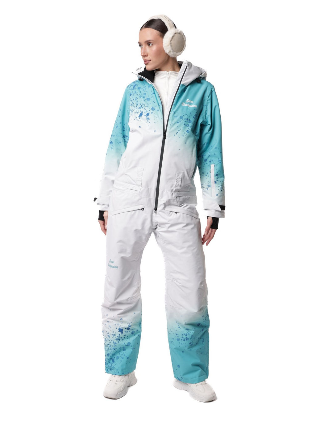 Комбинезон BB-0525 Бело-голубой