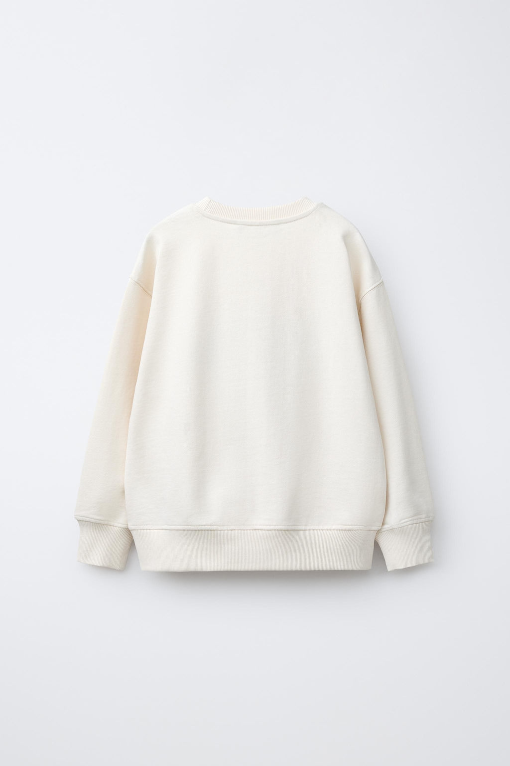 SUDADERA TEXTO BORDADO / Crudo medio - Zara фото 2