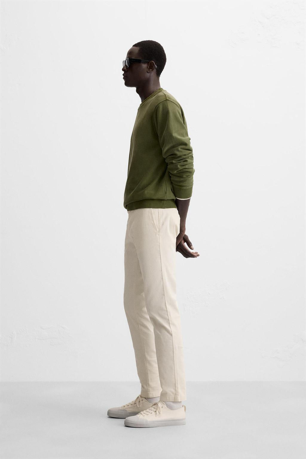 SKINNY FIT CHINO TROUSERS - Zara фото 6