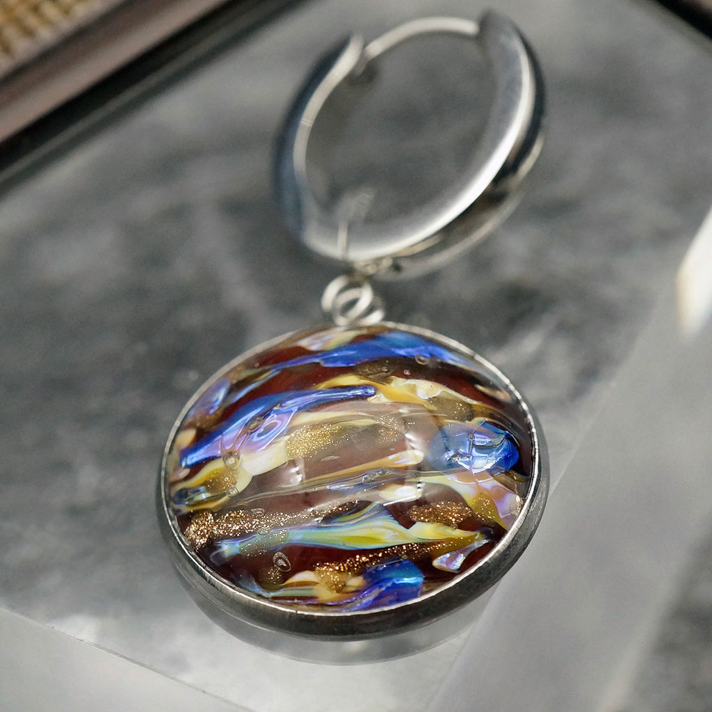 Серьги из муранского стекла FLOWERING TEA LS3429