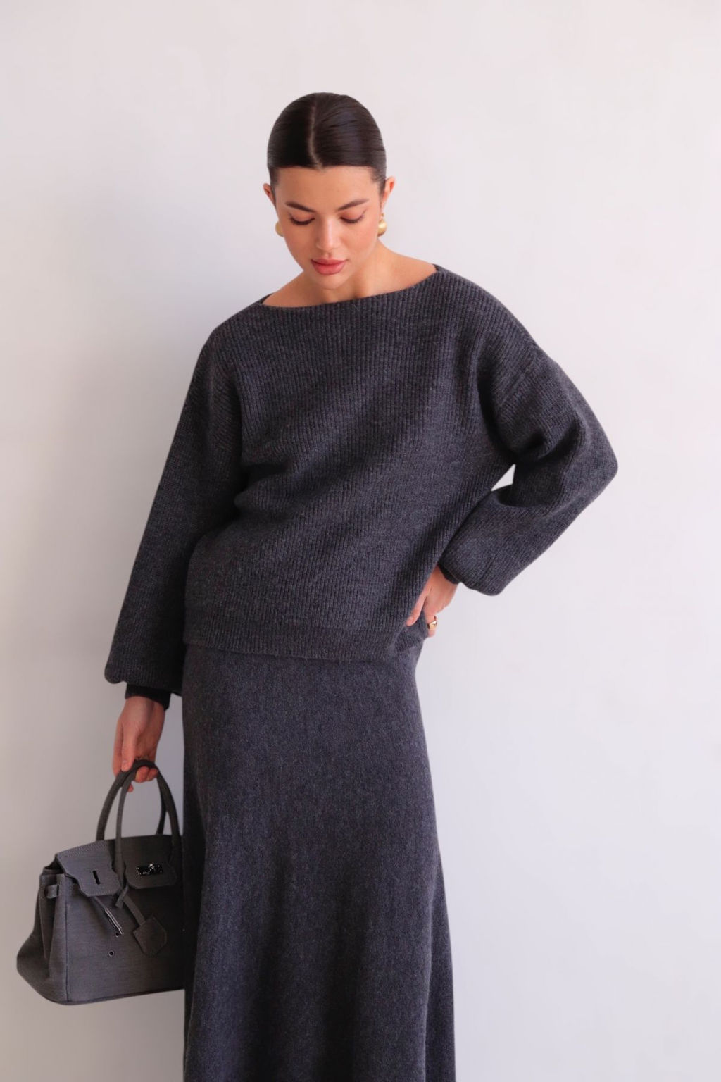 Martichelli Костюм вязаный тёмно-серый  фото 7