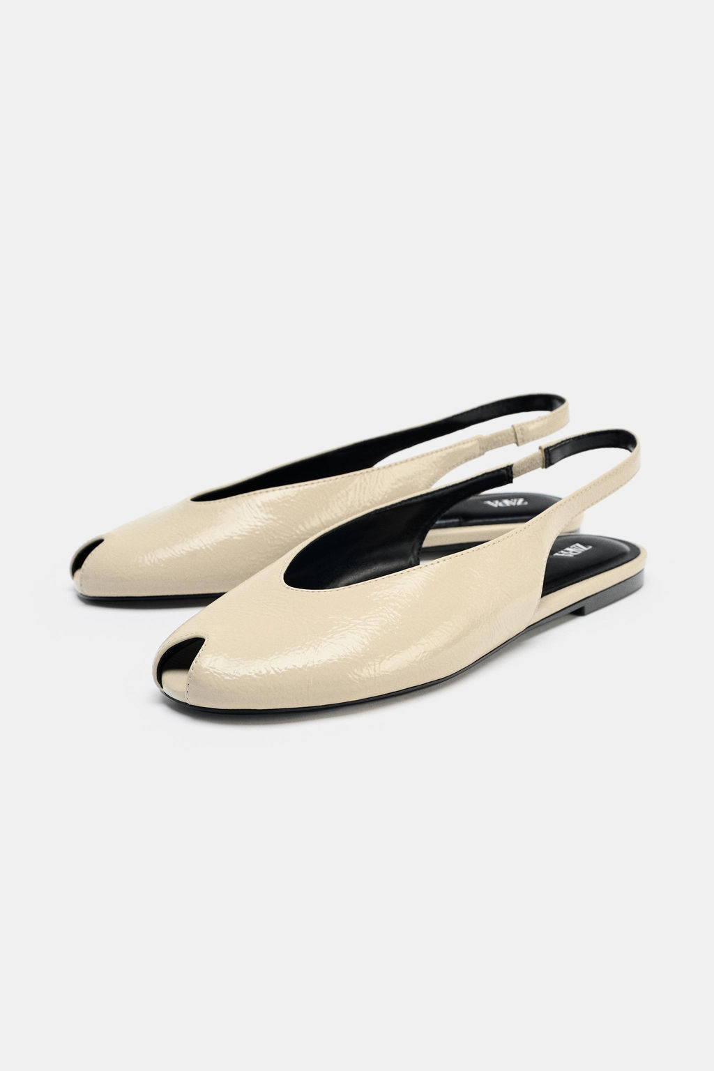 OPEN-TOE SLINGBACK SHOES - Zara фото 16