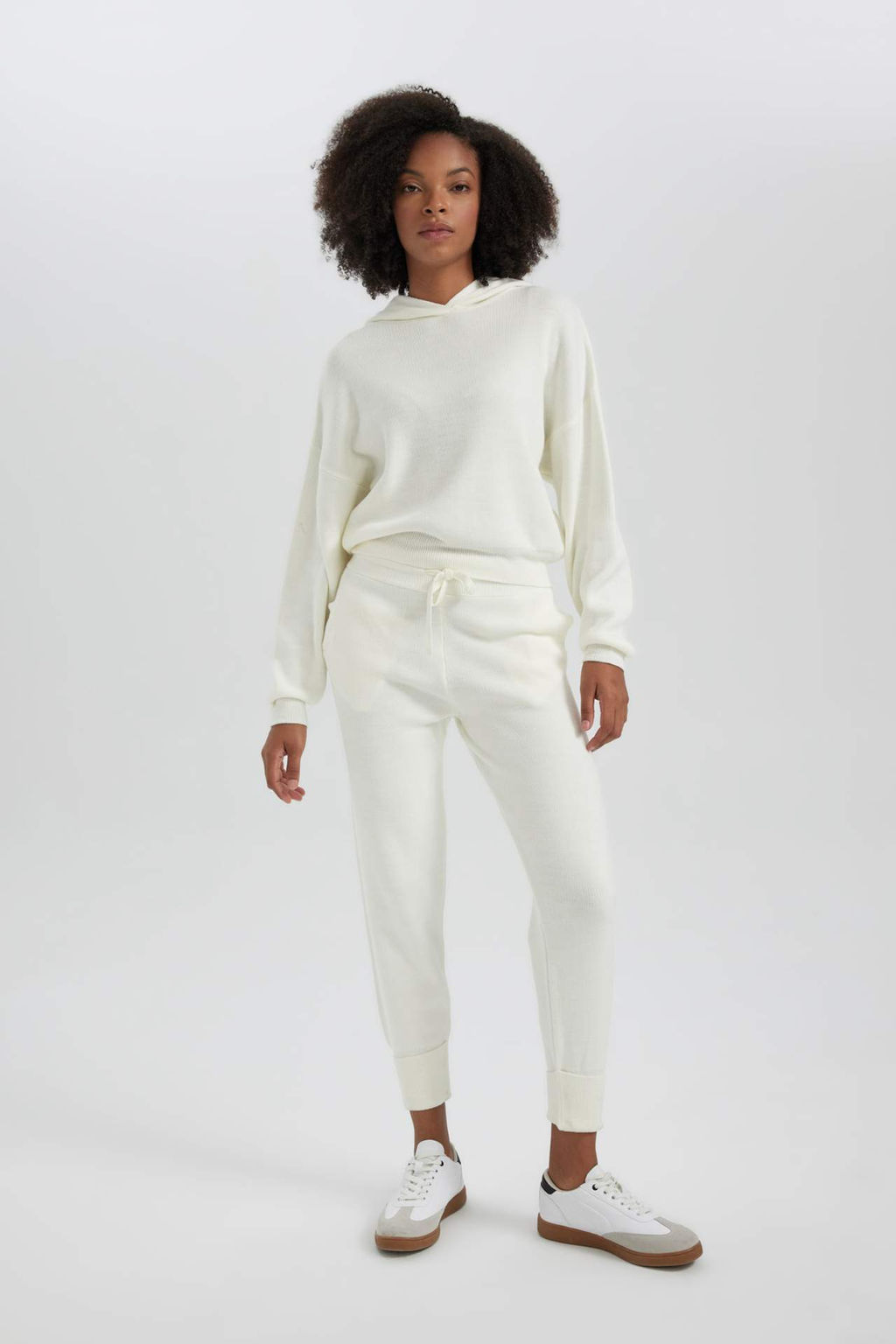 Jogger Triko Pantolon Cepli Basic Duz Beli Lastik Bagc?kl? - Defacto фото 4