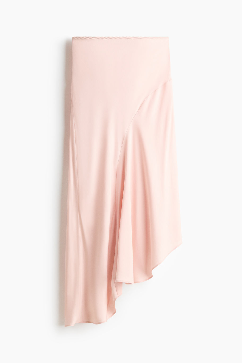 Falda asim?trica de sat?n - H&m фото 3