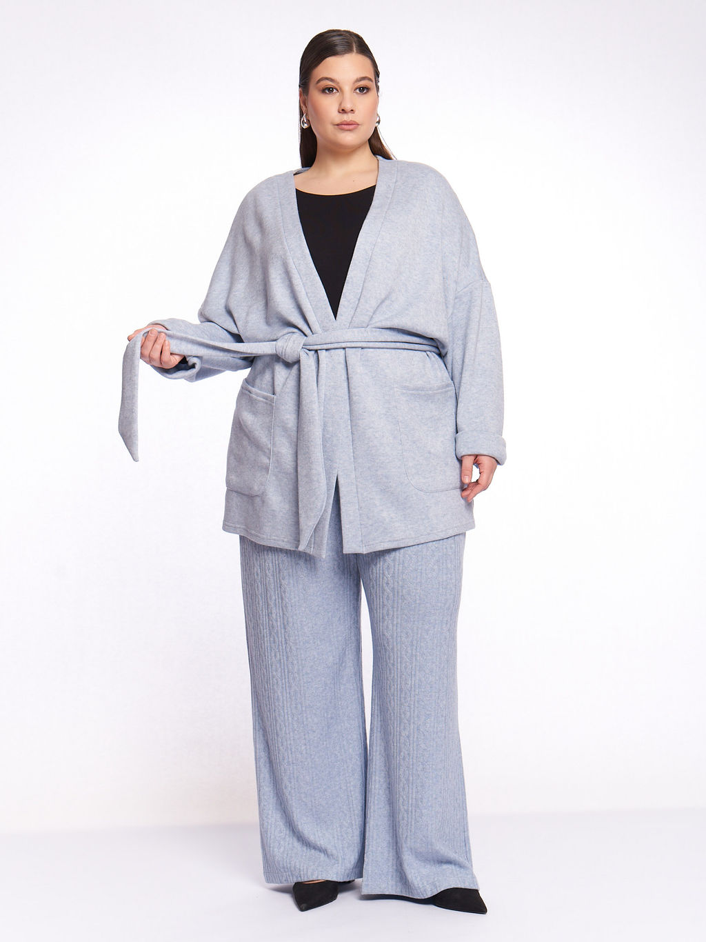 Кардиган вязаный KA07008MEL13