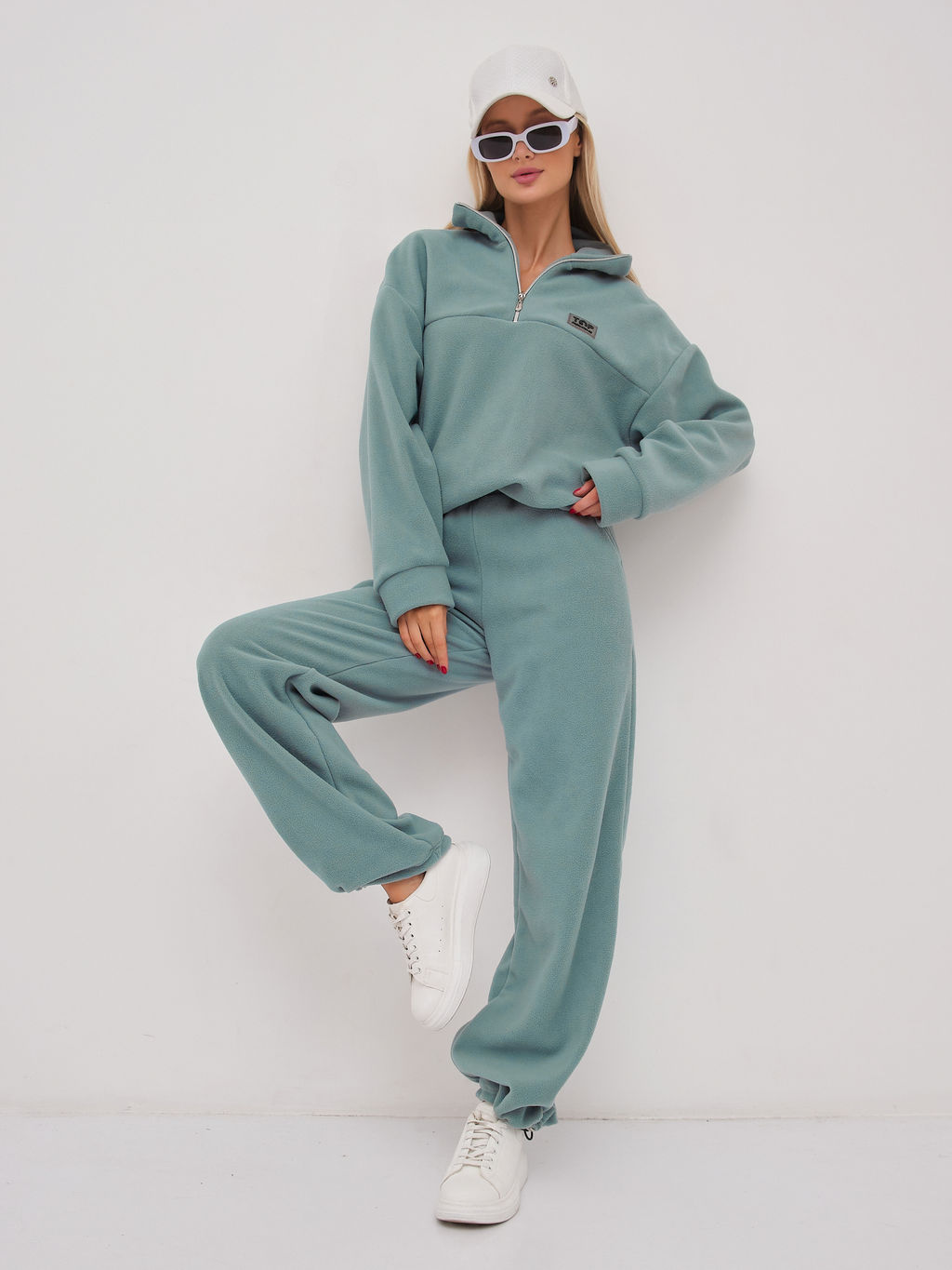 Костюм жен. Тренд флис аква