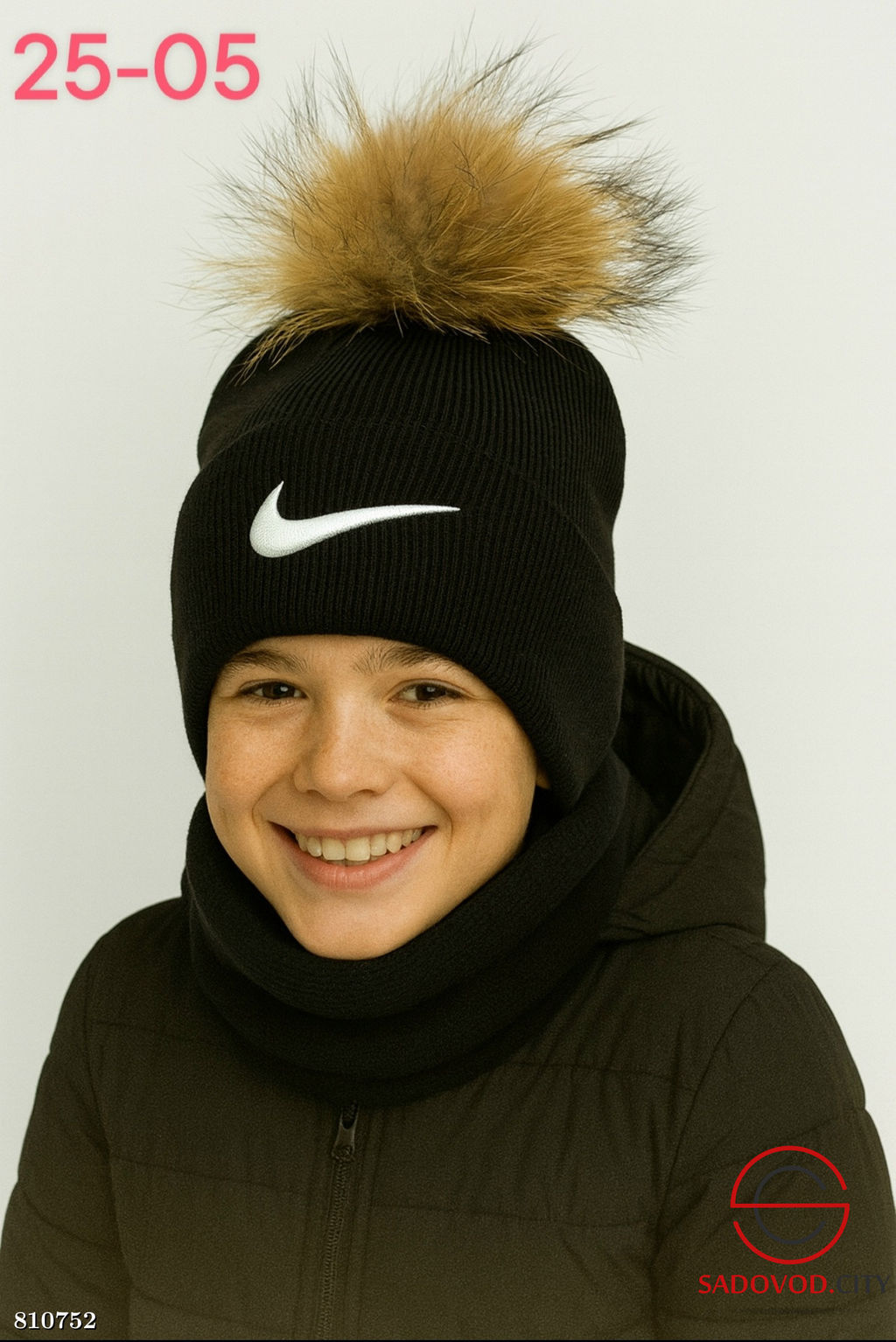 Набор 2в1 шапка внутри подкладка флис - Bruno фото 8