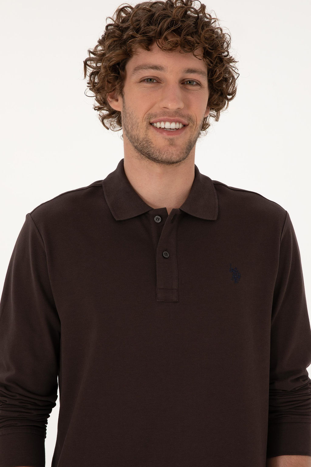 Erkek Koyu Kahverengi Basic Sweatshirt Sepette S_rpriz _ndirim