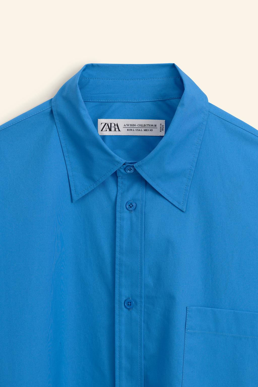 OVERSIZE FIT SHIRT - LIMITED EDITION - Zara фото 9