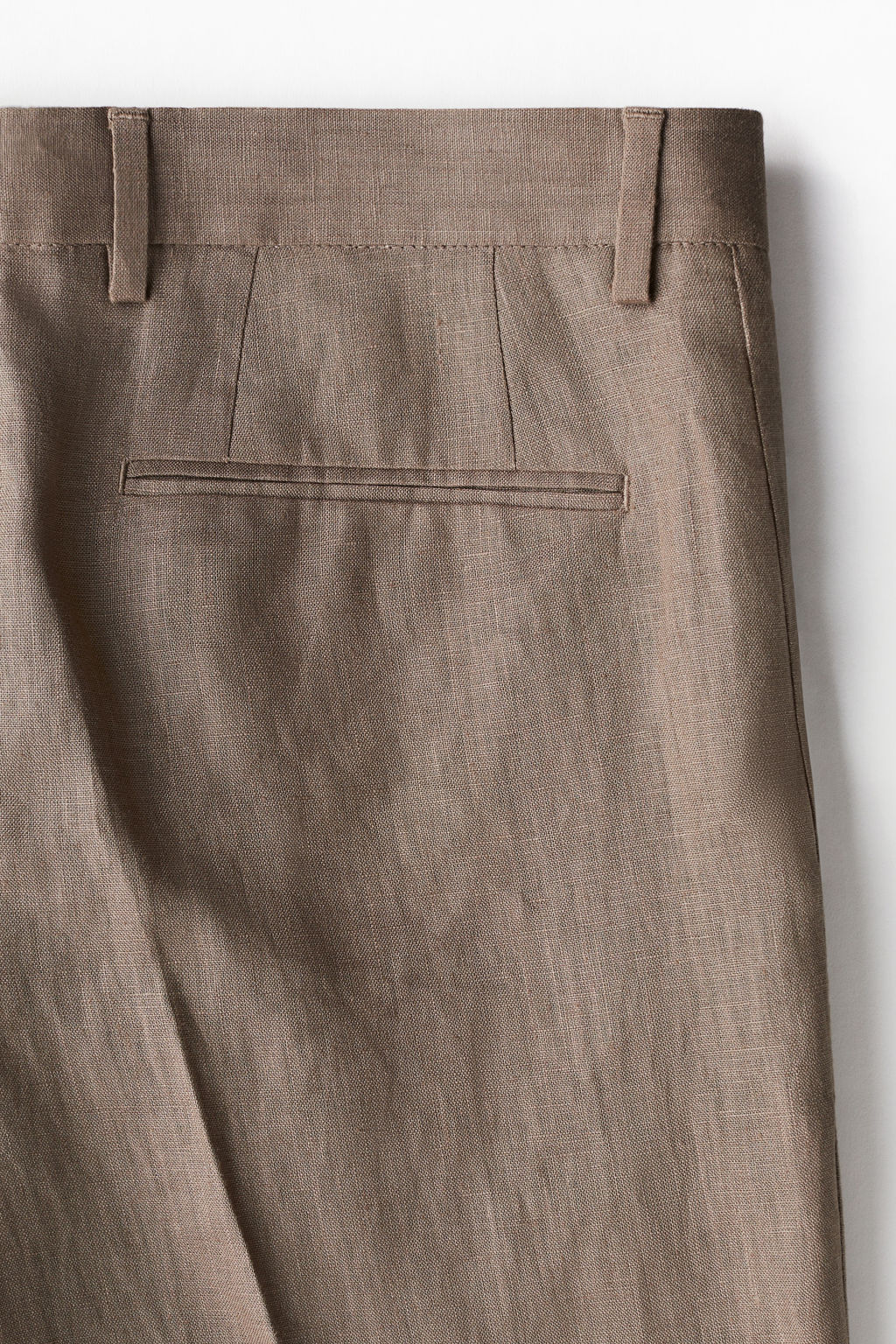 Pantal?n de traje en lino Slim Fit - H&m фото 9