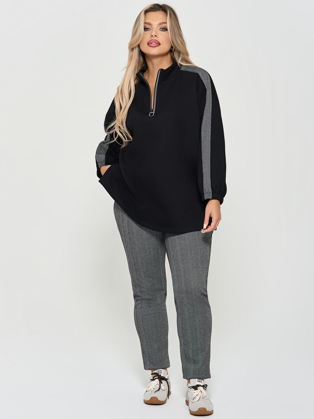 Джемпер 0431-1с черный