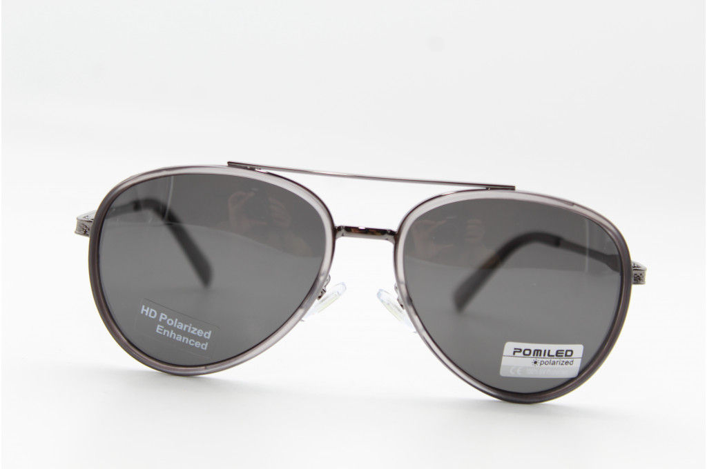 Солнцезащитные очки POMILED (Polarized) 08250 55-15-137 C18-08 мешочком