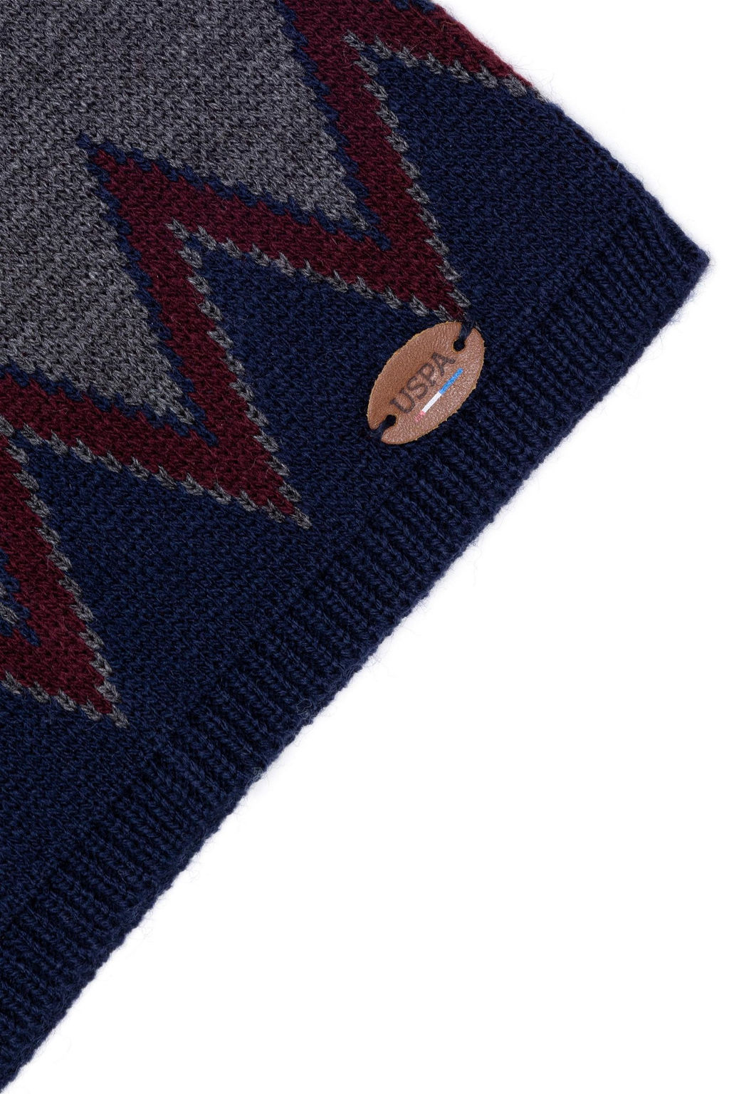 Мужской антрацитовый меланжевый берет Неожиданная скидка в корзине - U.s. polo assn фото 3