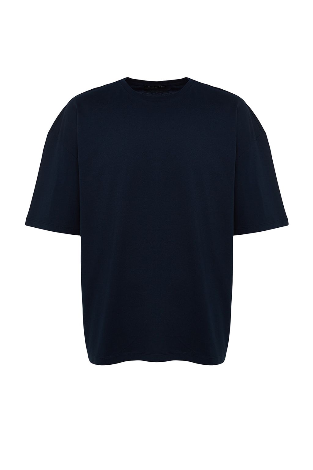 TRENDYOL MAN Lacivert Oversize/Genis Kesim Uzay Bask?l? Etiket Detayl? %100 Pamuklu T-Shirt TMNSS23TS00125 - Trendyolmilla фото 19