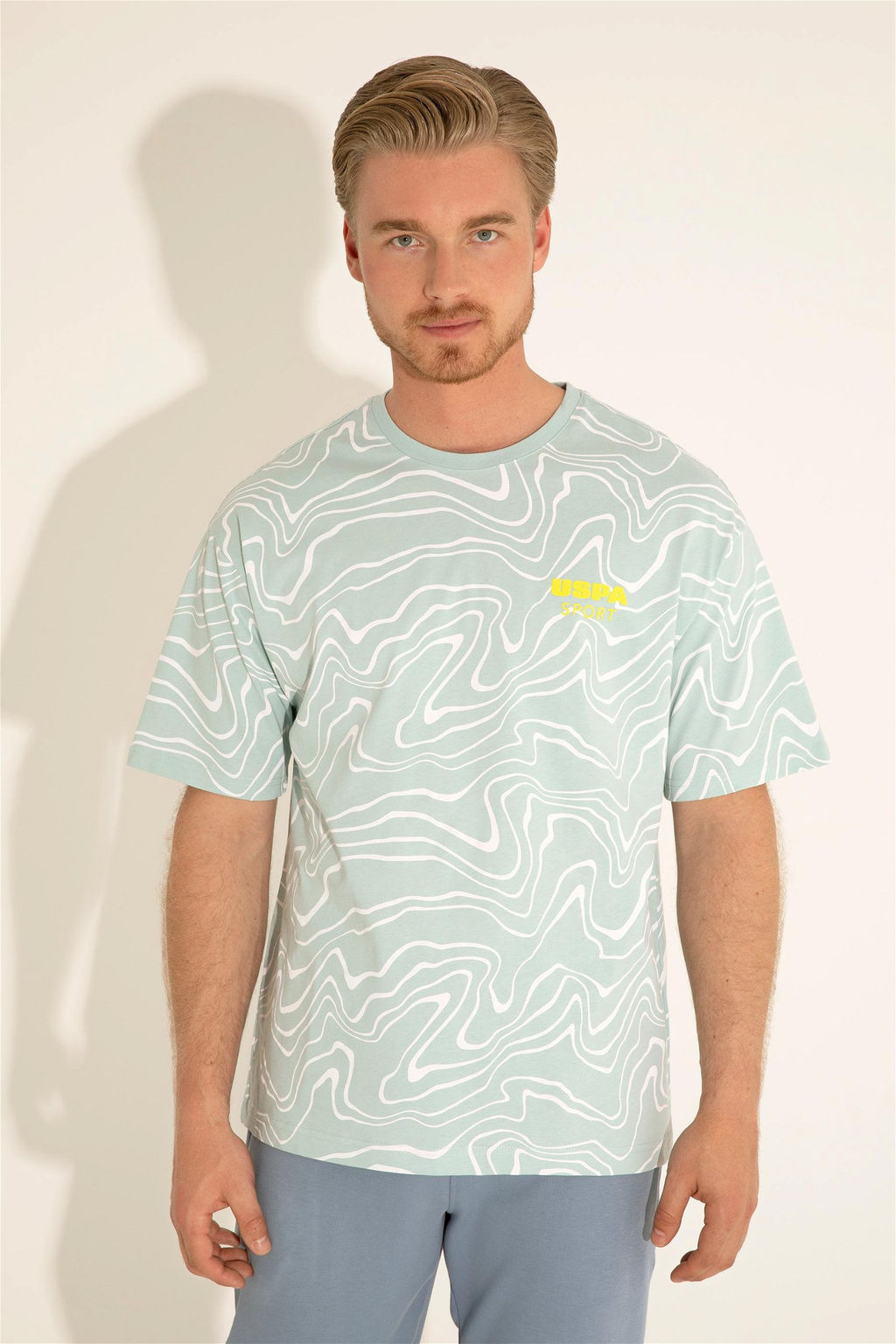 Мужская футболка водно-зеленого цвета - U.s. polo assn фото 11