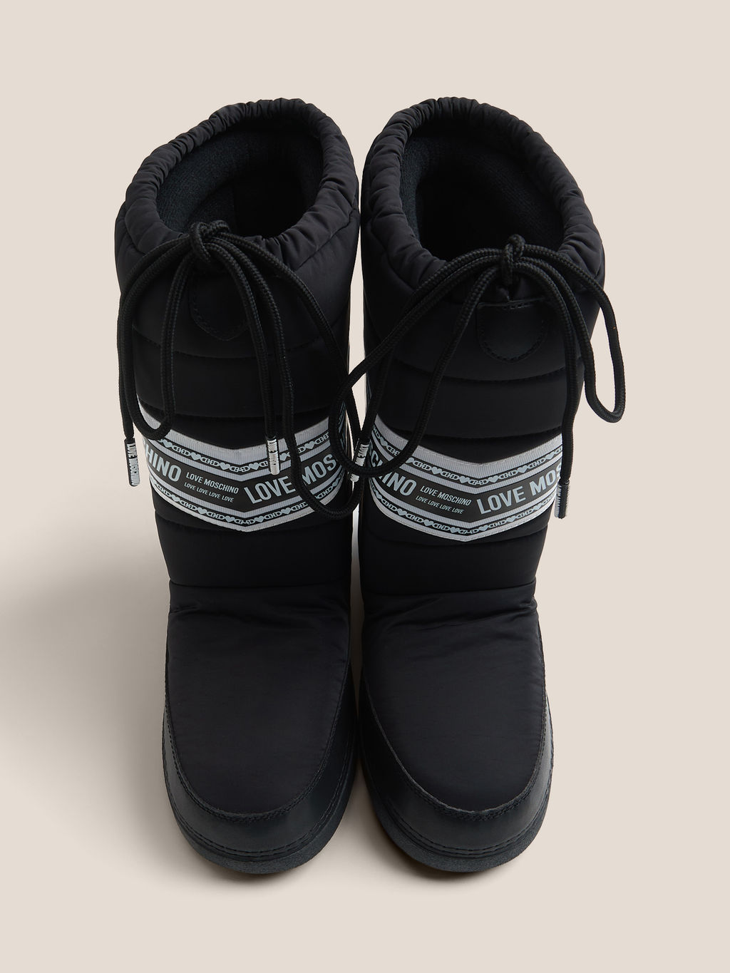 Женские дутики LOVE MOSCHINO SKI BOOT Артикул 4562687, черный  фото 4