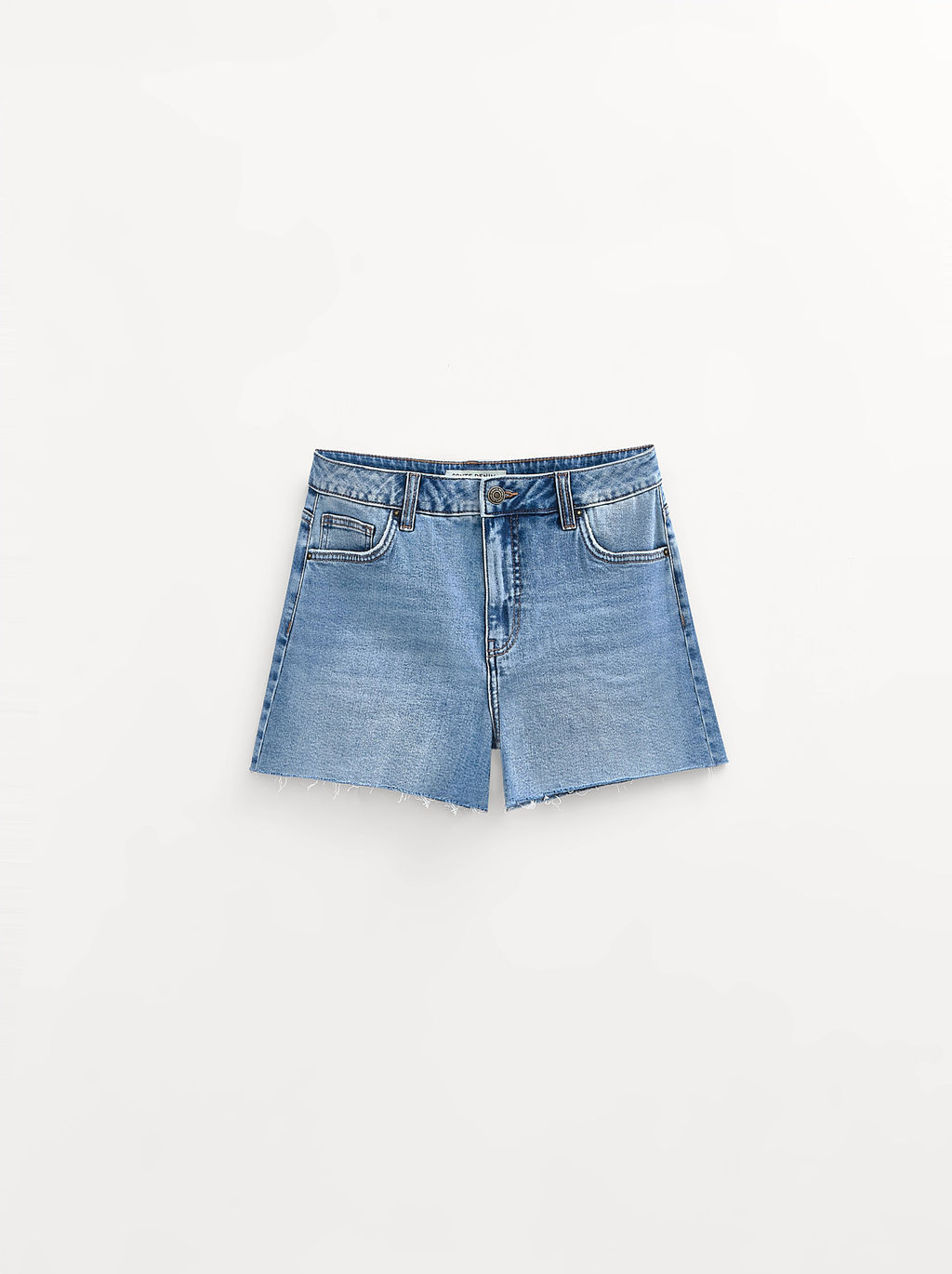 CONTE CON-755 Джинсовые шорты с эффектом потёртостей и необработанным краем light blue - Conte elegant фото 7