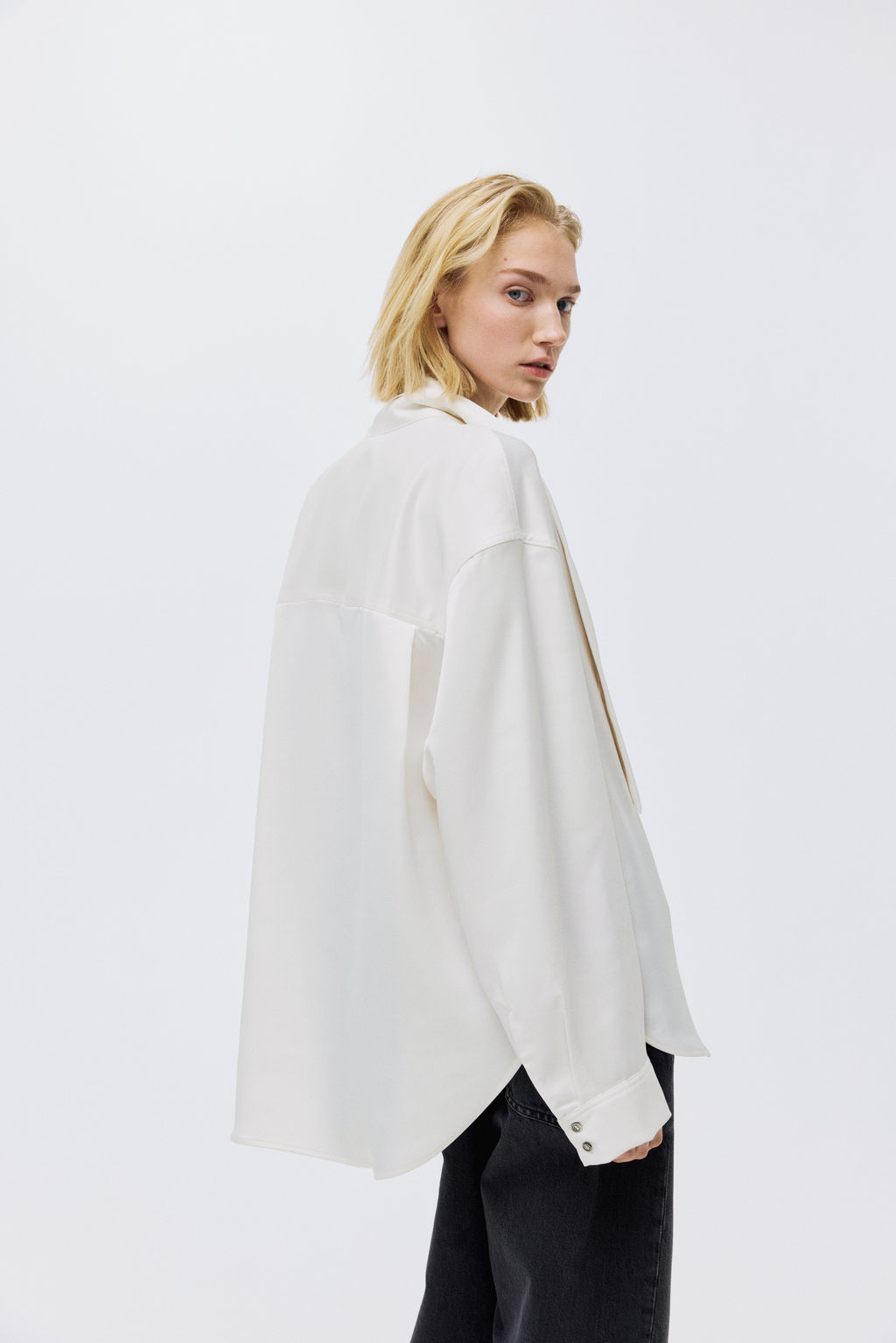 Blusa con lazada - H&m фото 6