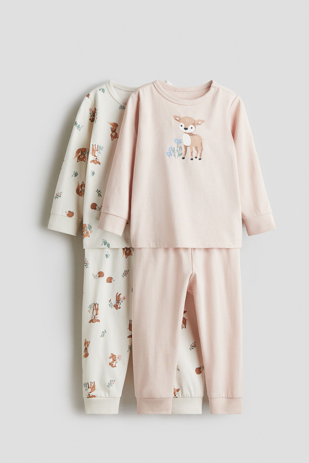 Pack de 2 pijamas de algod?n con dise?o estampado