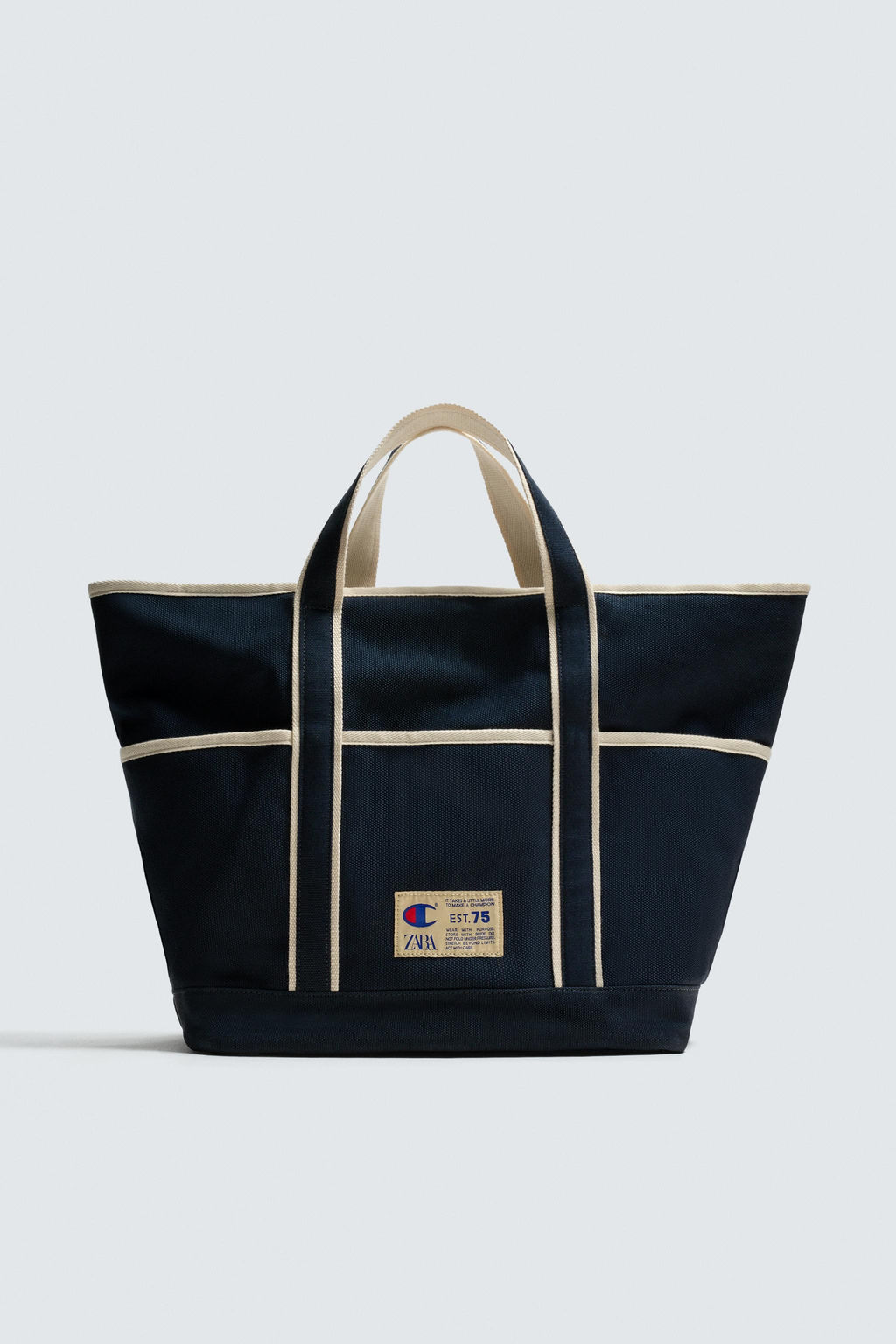 FABRIC TOTE BAG CHAMPION ® X ZARA  фото 3