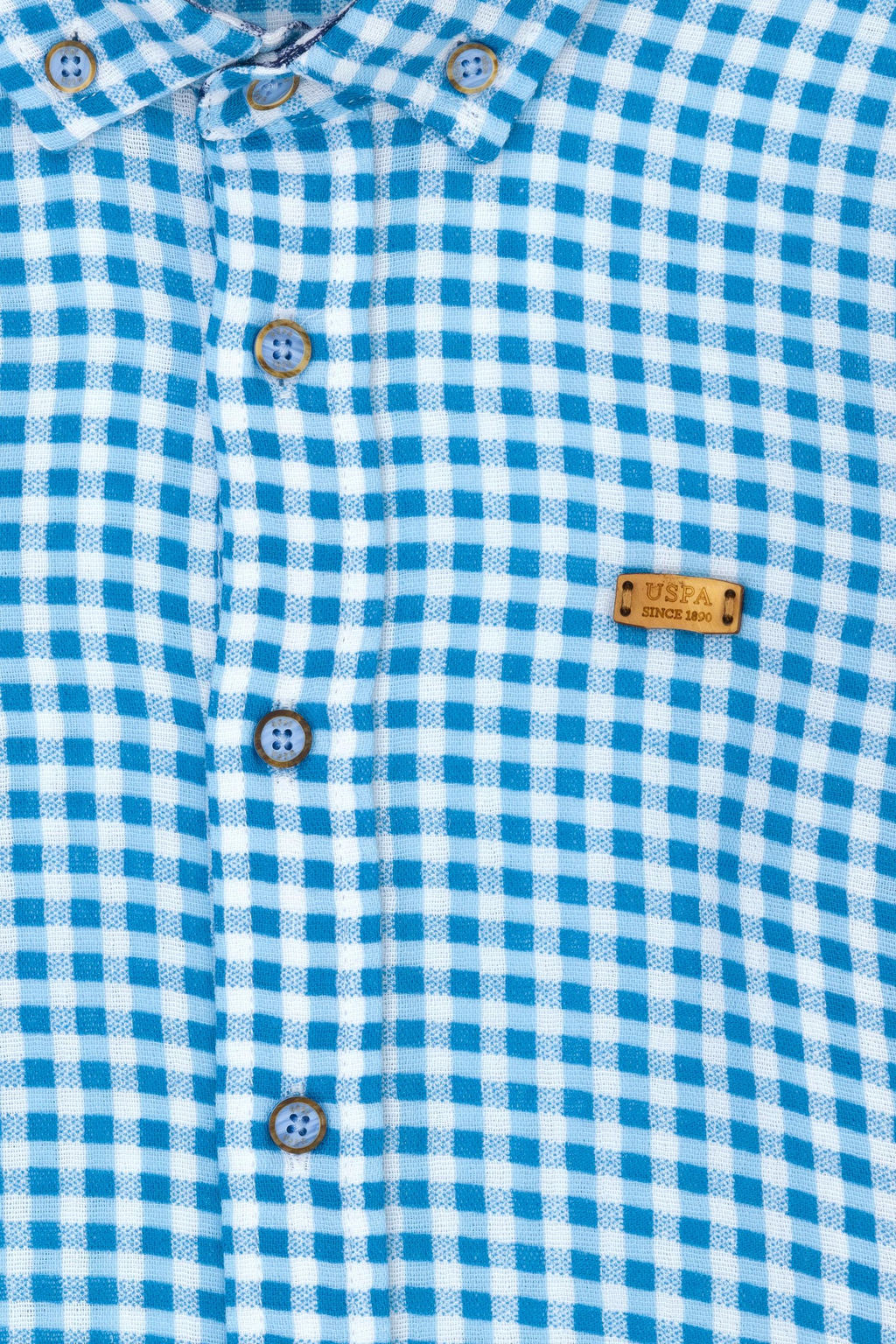 U. S. Polo Assn Синяя рубашка с длинным рукавом для мальчика - U.s. polo assn фото 2