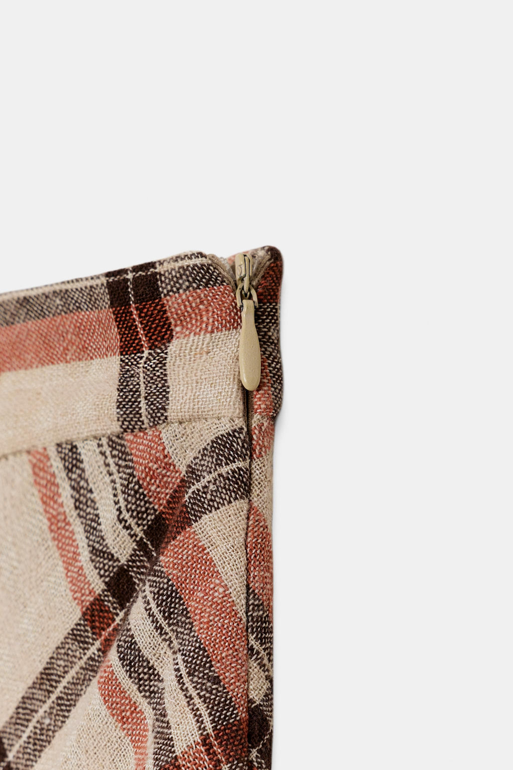 CHECKED MIDI SKIRT - Zara фото 6