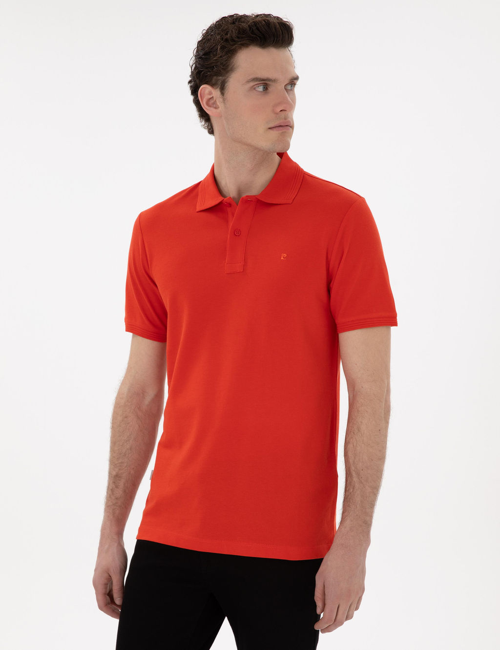 K_rm_z_ Slim Fit K_vr_lmaz Polo Yaka Basic Ti__rt - Pierre cardin фото 8
