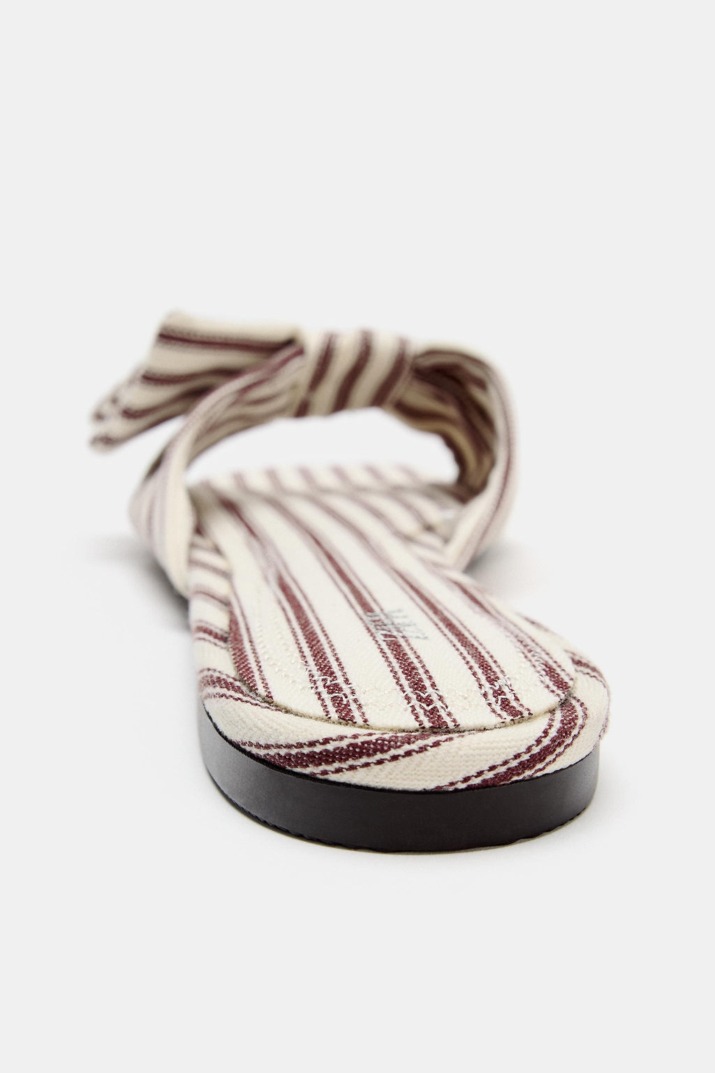 SANDALIA PLANA RAYAS / Multicolor - Zara фото 5