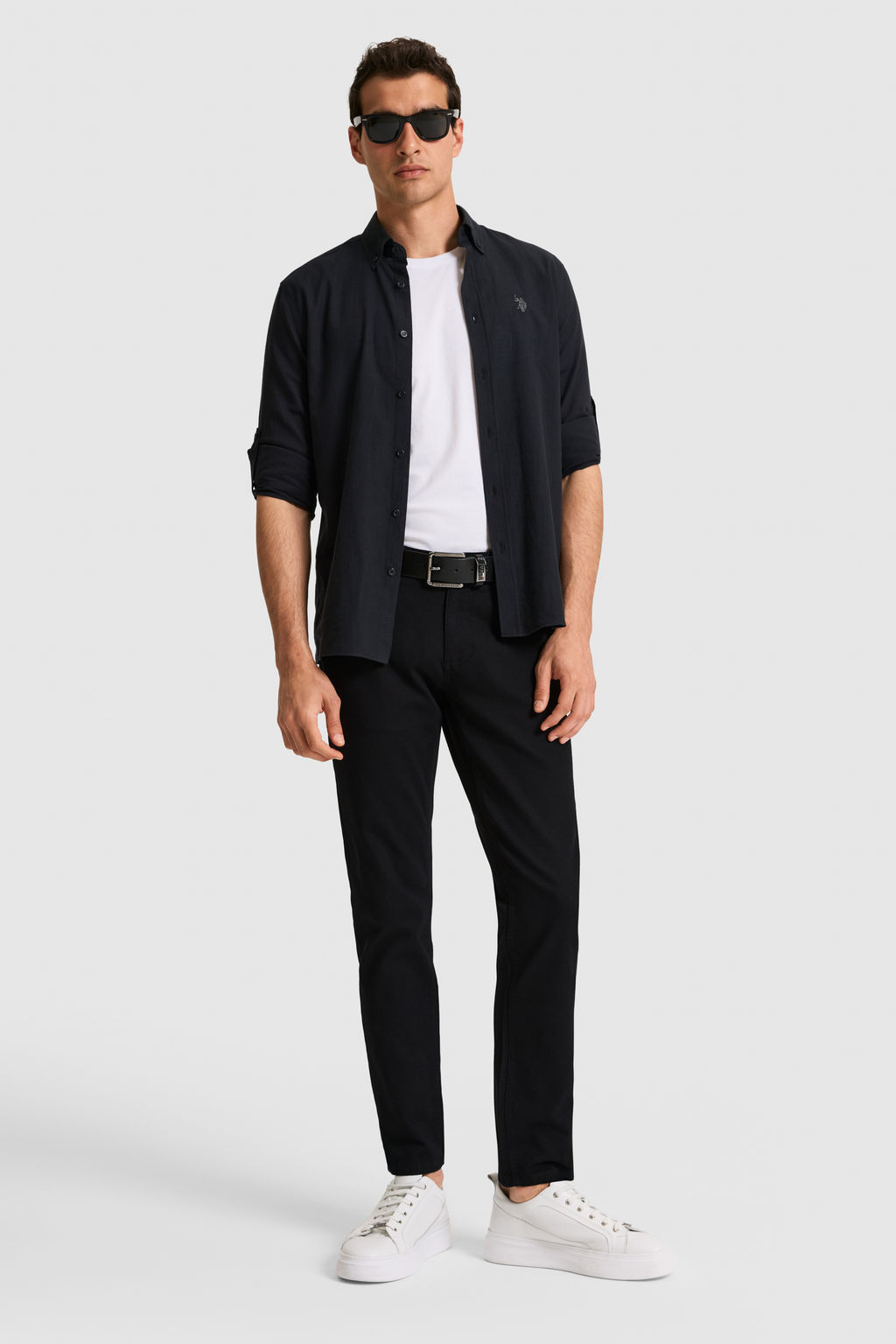 Erkek Siyah Kanvas Pantolon - U.s. polo assn фото 4