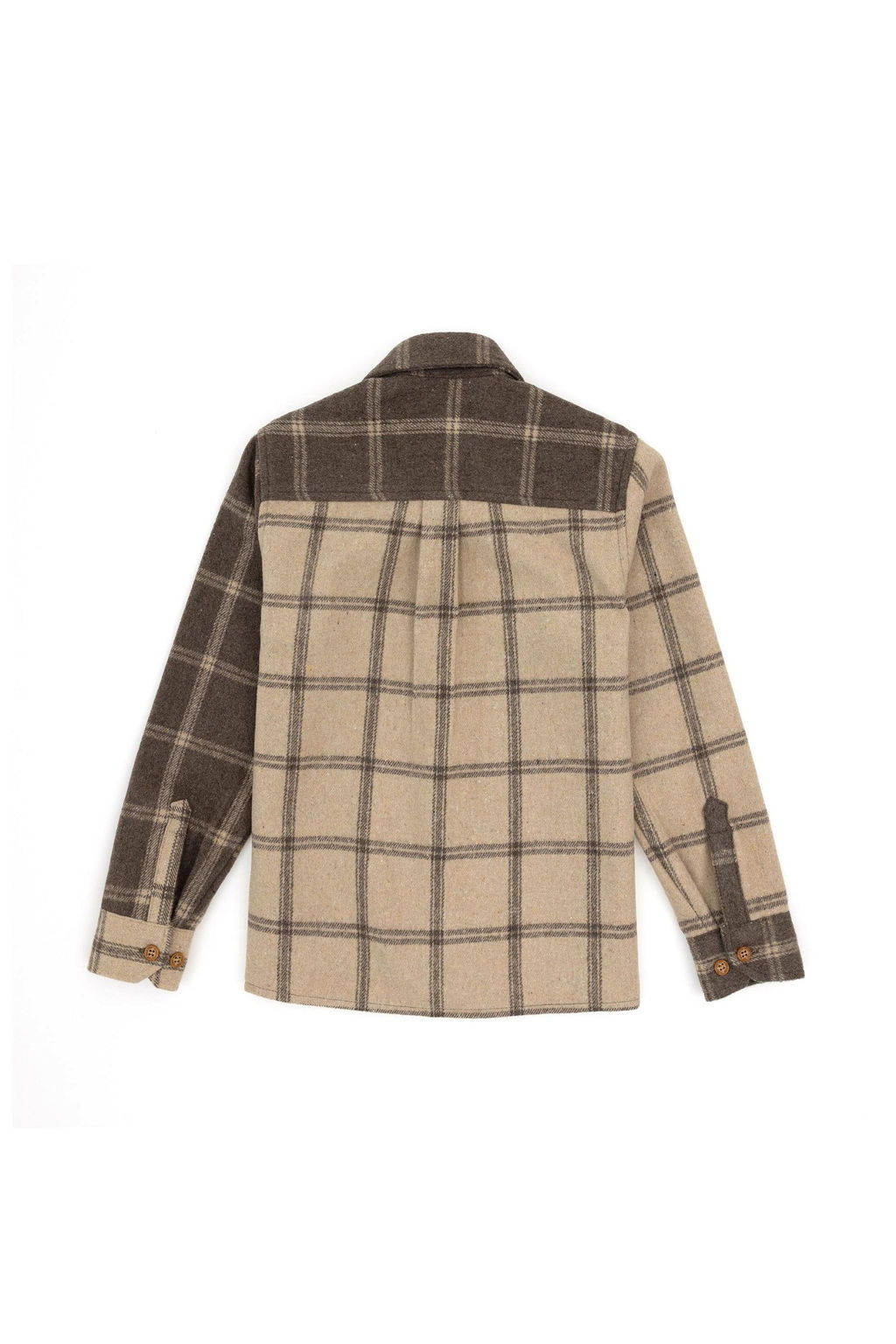 Светлая рубашка цвета хаки с длинным рукавом для мальчика - U.s. polo assn фото 3