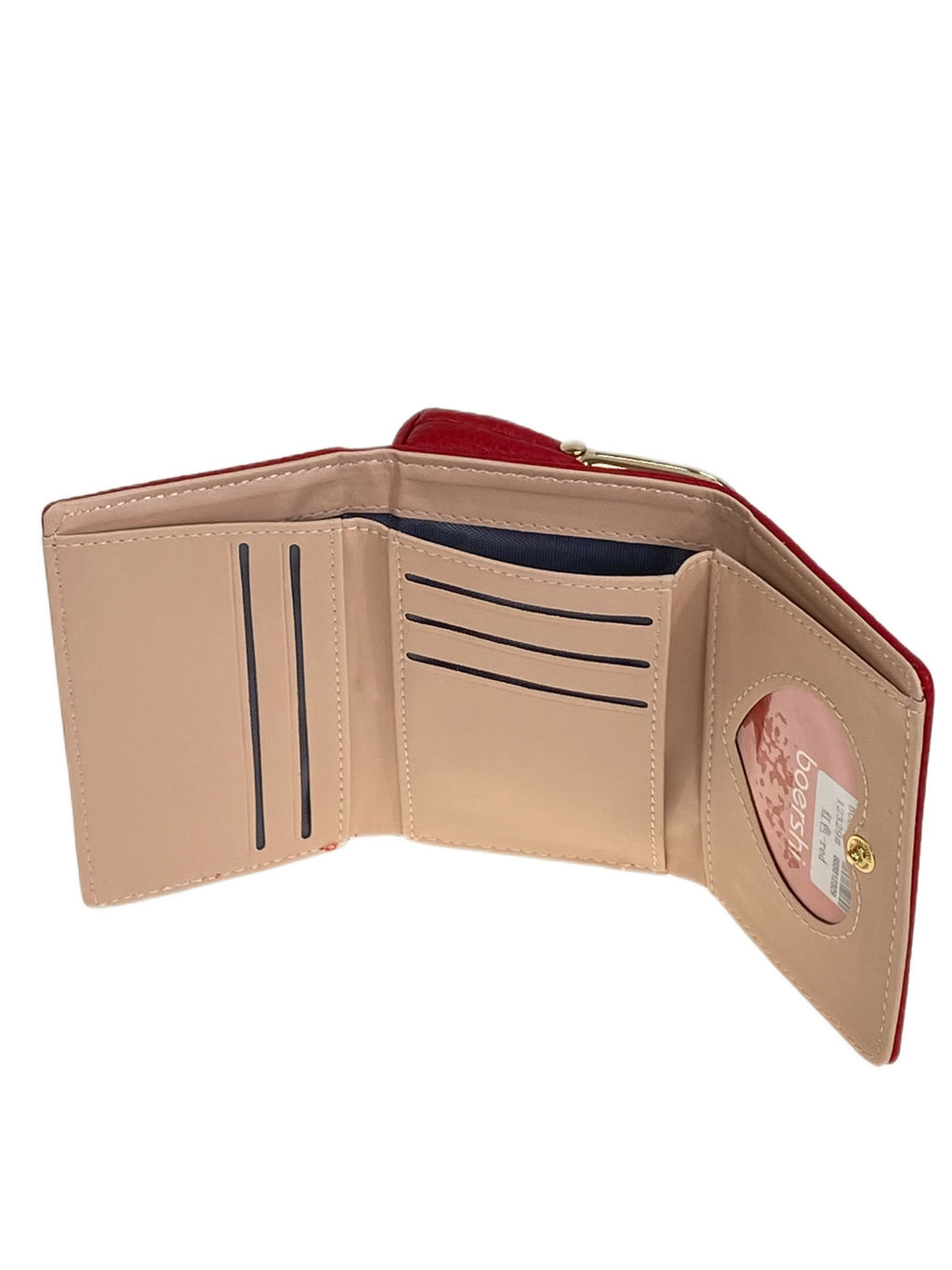 Женское портмоне из искусственной кожи, цвет красный - Greta фото 2