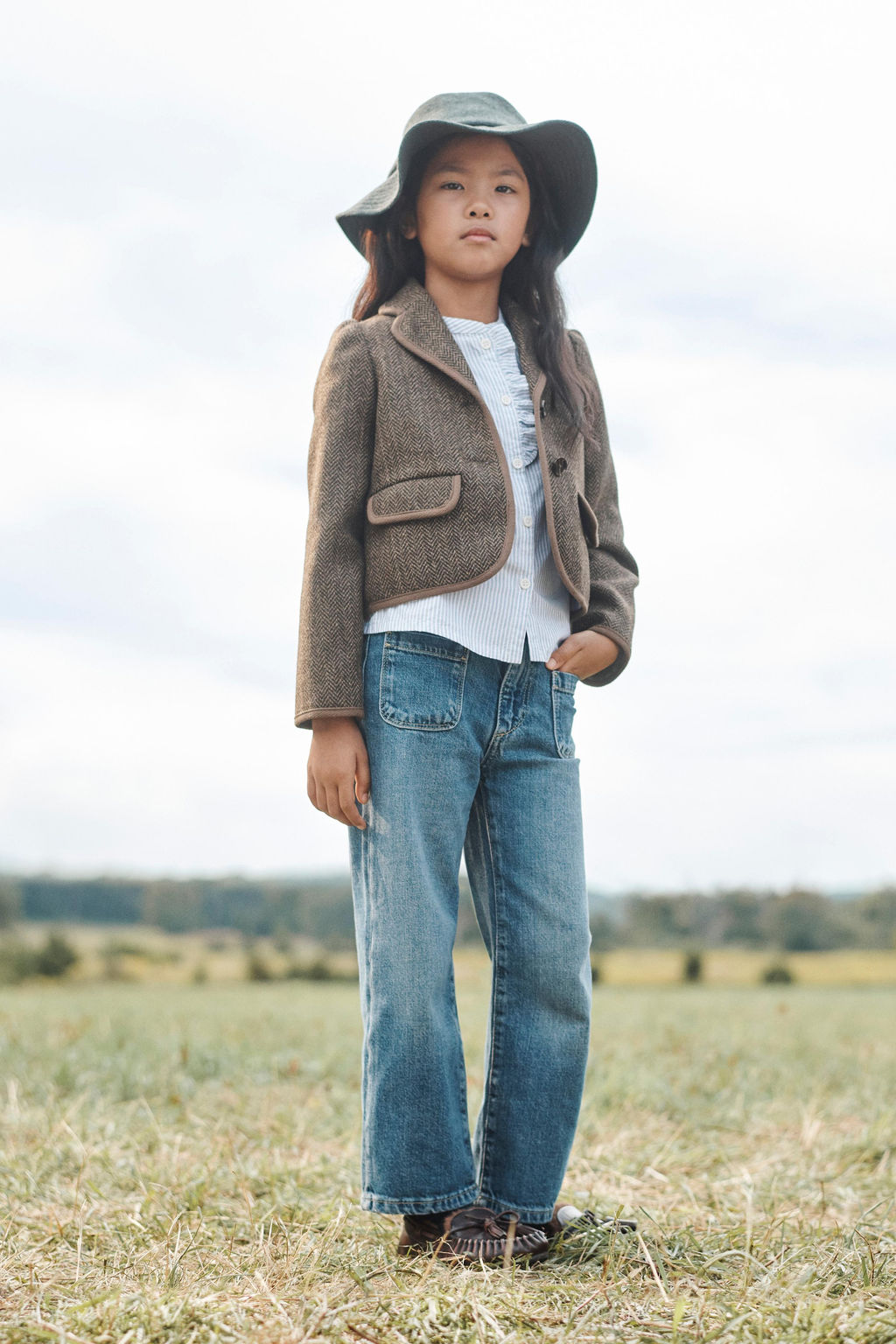 LIMITED EDITION HERRINGBONE WOOL BLAZER