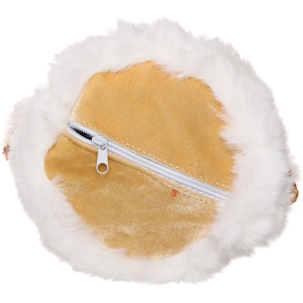 Снегурочка для подарков и конфет "Куча подарков" 30 см (золотая шубка)