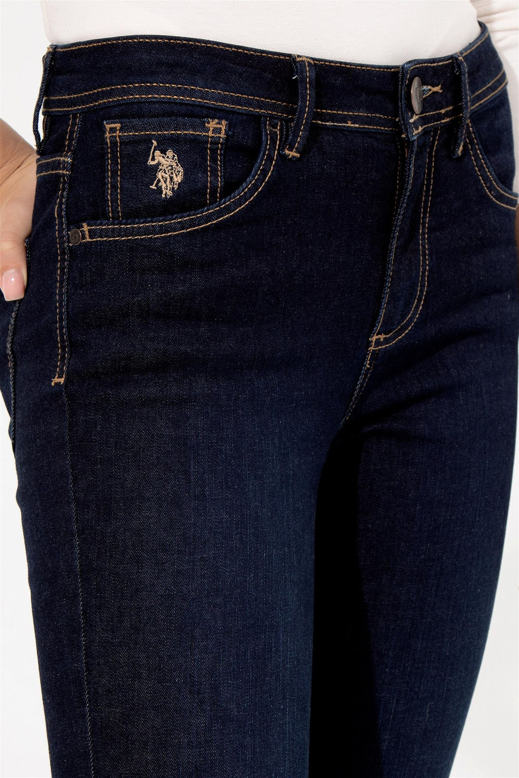 U. S. Polo Assn Женские темно-синие джинсовые брюки - U.s. polo assn фото 12