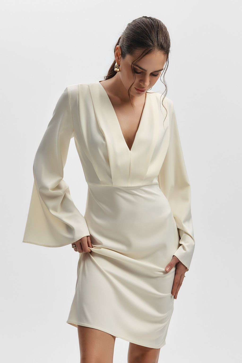 Платье с V-образным вырезом - Mollis фото 2