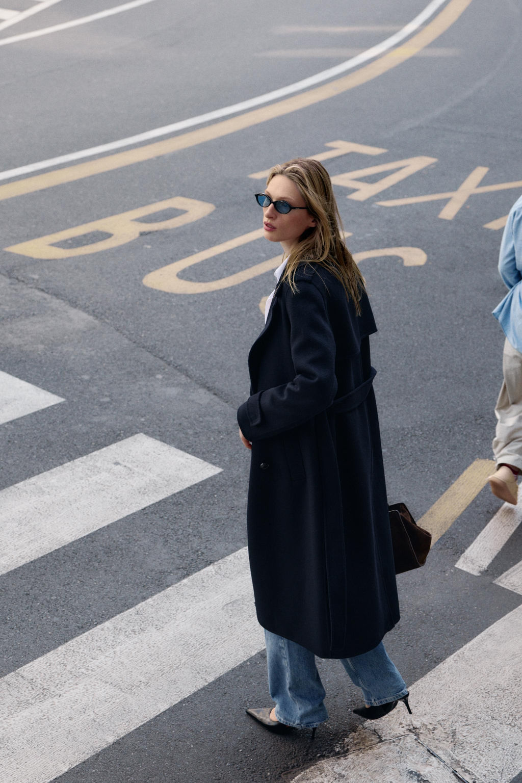 WOOL COAT WITH BELT - Zara фото 3