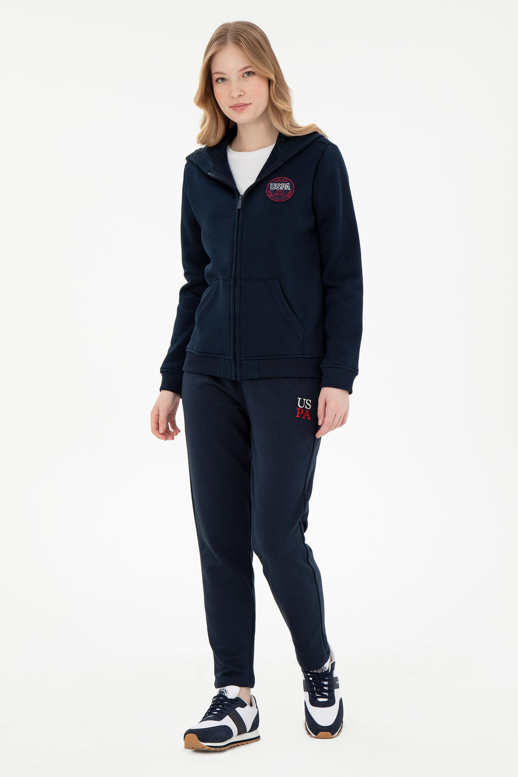 Женский темно-синий свитшот Неожиданная скидка в корзине - U.s. polo assn фото 4