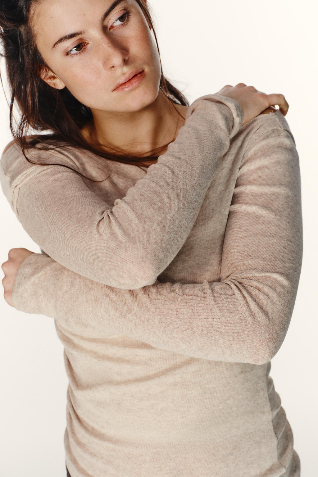 ASYMMETRIC MOCK LAYER T-SHIRT - Zara фото 11