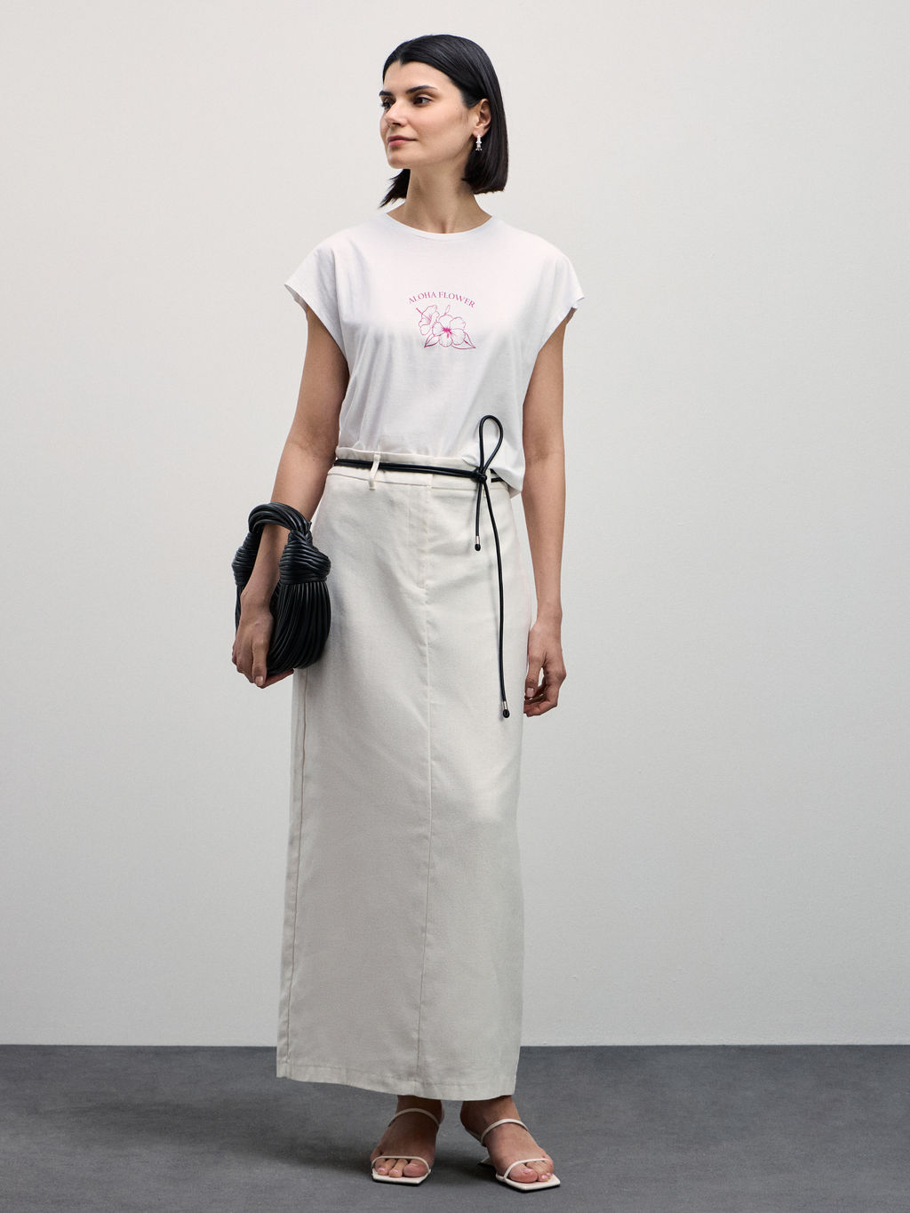 Футболка с принтом / Zarina  фото 2