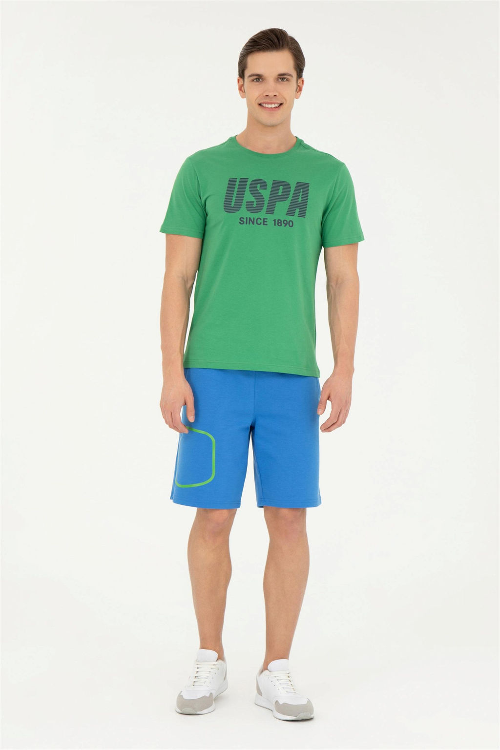 Мужские трикотажные шорты Saks - U.s. polo assn фото 3