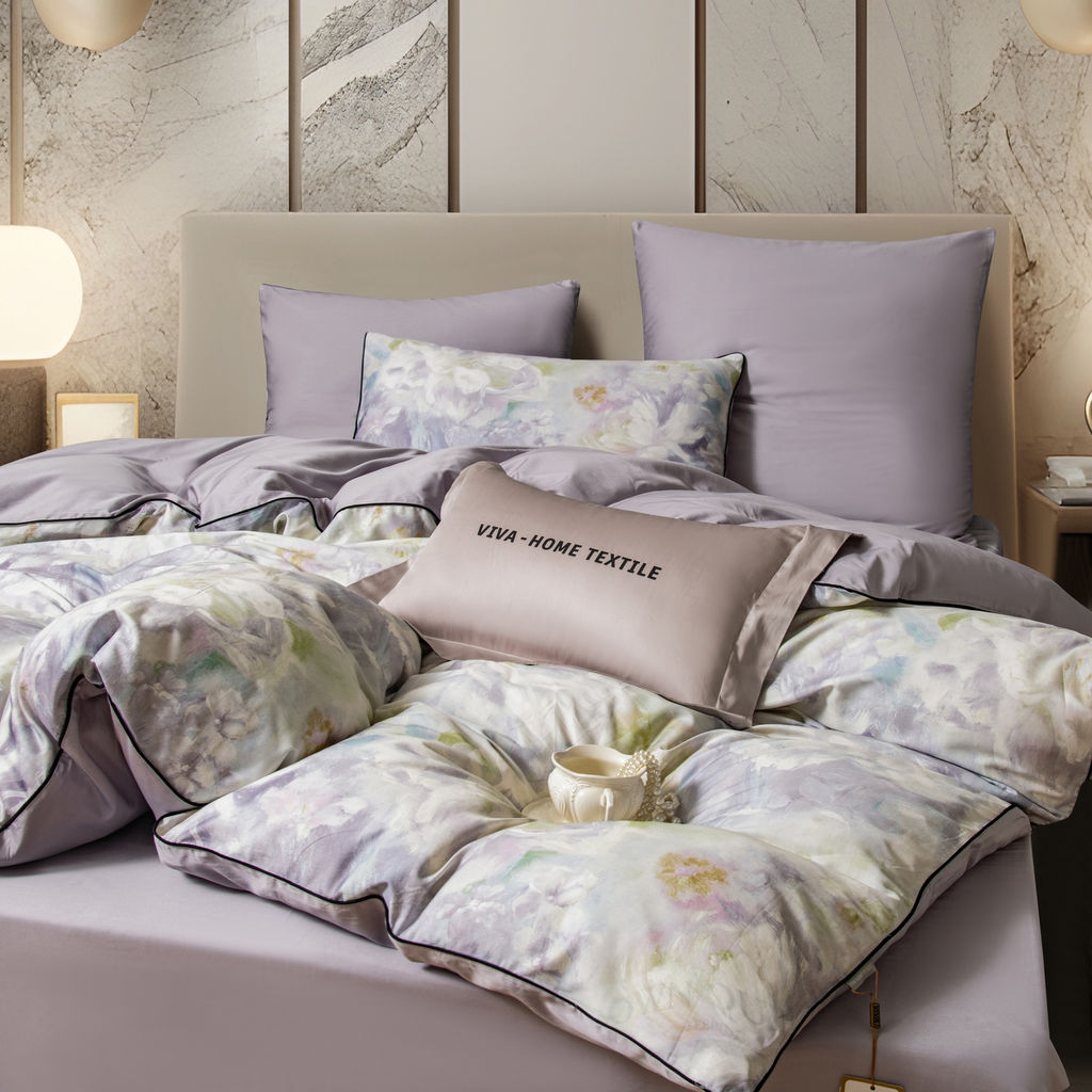 Комплект постельного белья Сатин Премиум на резинке CPAR050 180*200*30;160*200*30;140*200*30 Евро 4 Наволочки