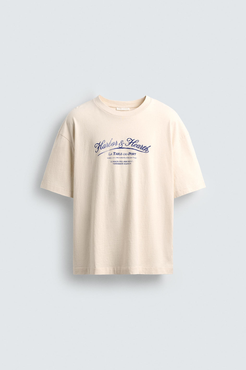 WASHED PRINT T-SHIRT - Zara фото 7