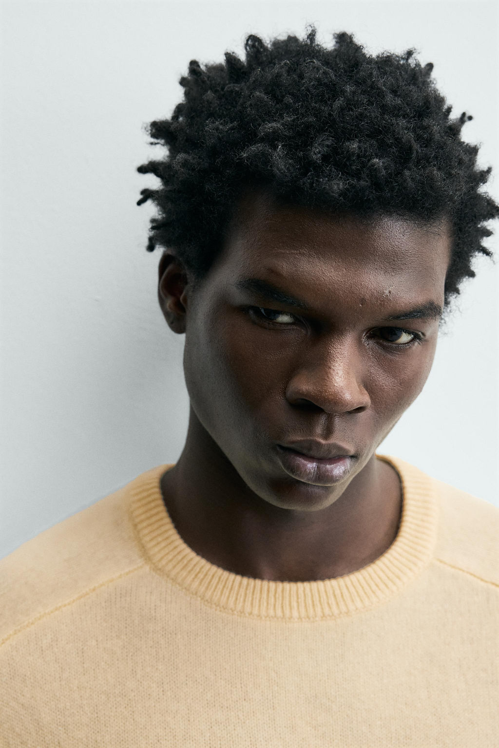 JERSEY REGULAR FIT MEZCLA LANA / Mantequilla - Zara фото 7