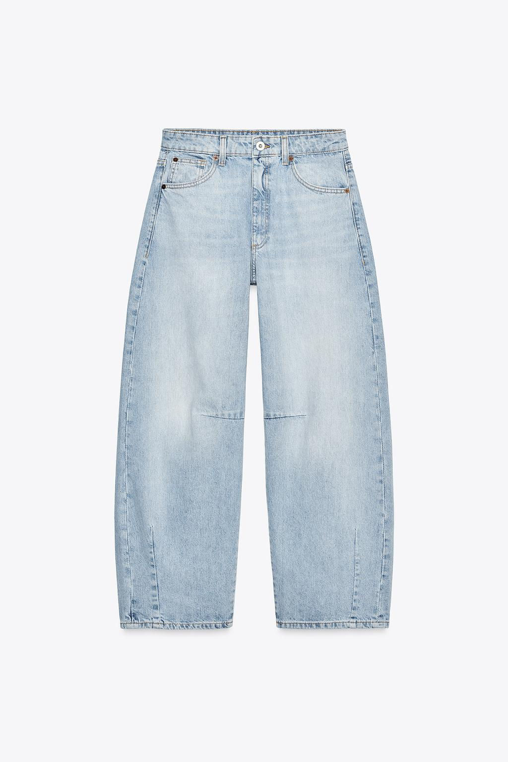 TRF BAGGY BALLOON MID-WAIST JEANS - Zara фото 40