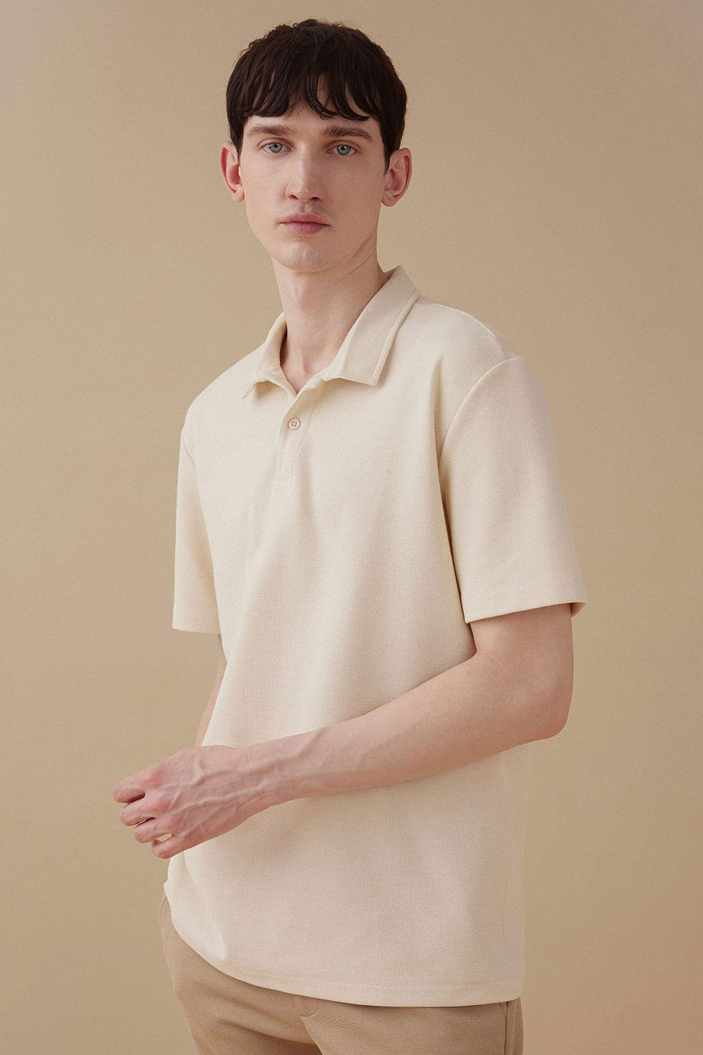 New Regular Fit Basic Duz K?sa Kollu Polo Tisort - Defacto фото 3