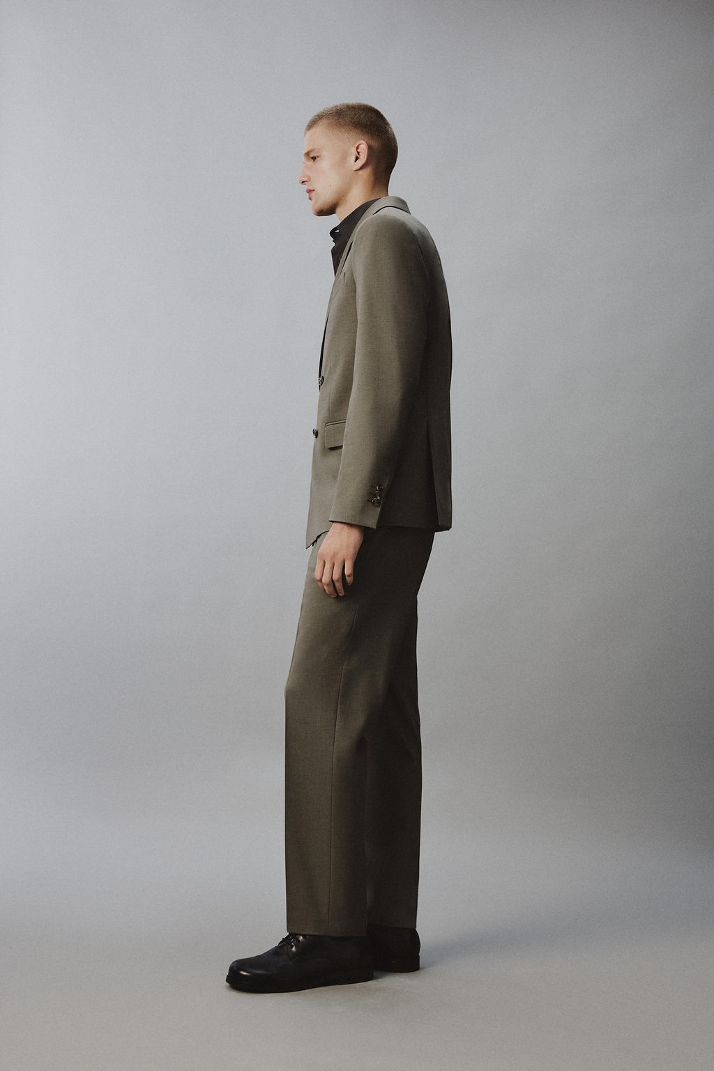 PANTAL?N REGULAR FIT TRAJE / Verde - Zara фото 4