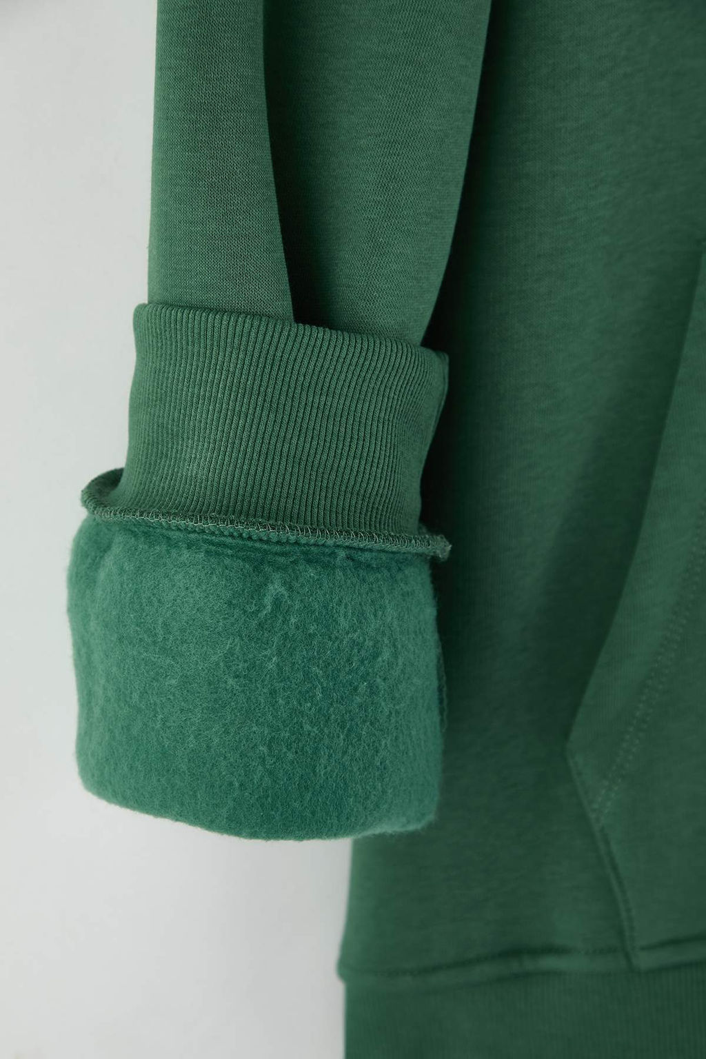 TRENDYOL MAN Buyuk Beden Antrasit Oversize/Genis Kesim Ici Polar/S?cak Tutan Nak?sl? Sweatshirt TMNAW25AO00057 - Trendyolmilla фото 9