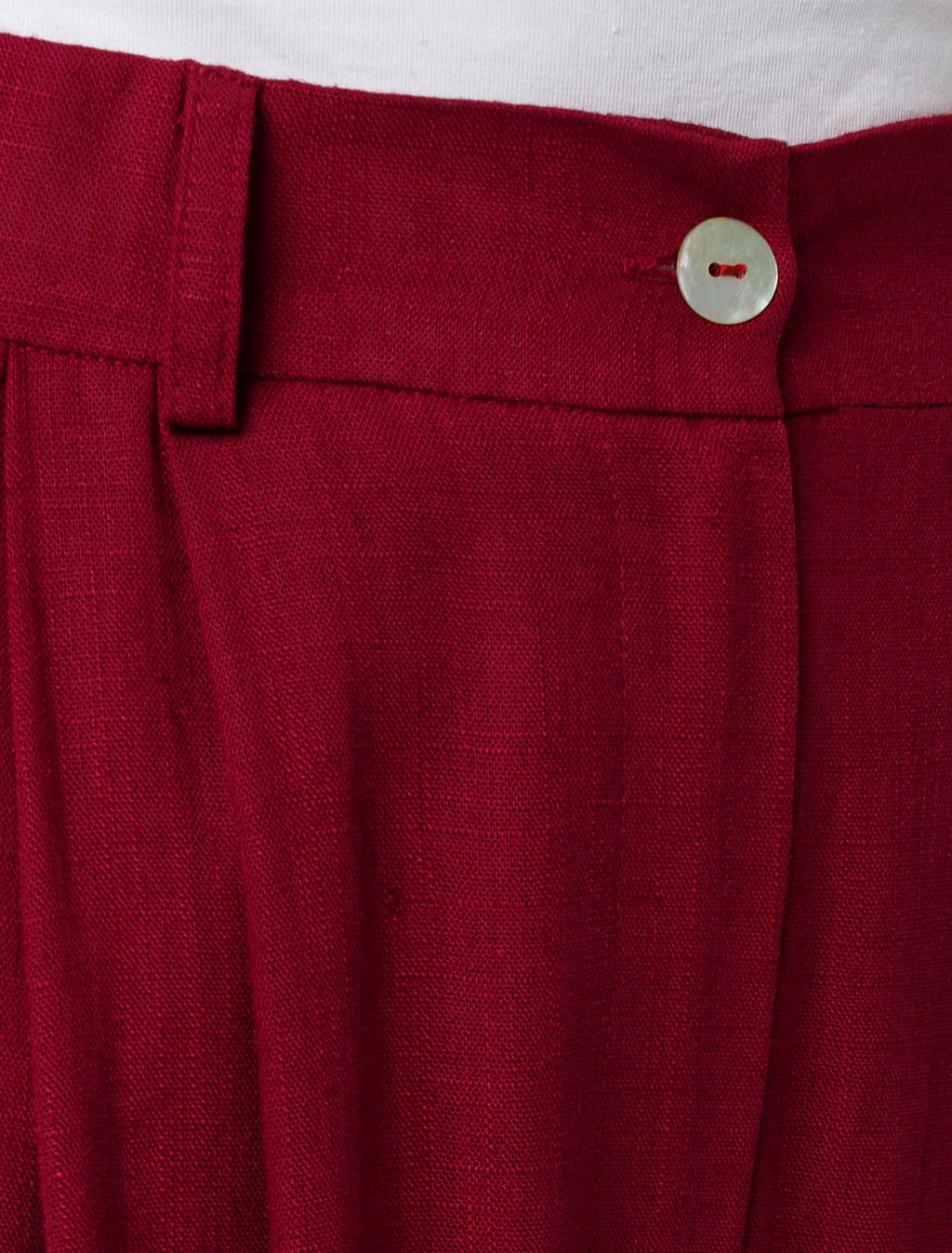 VILATTE / Свободные брюки изо льна с вискозой фото 3