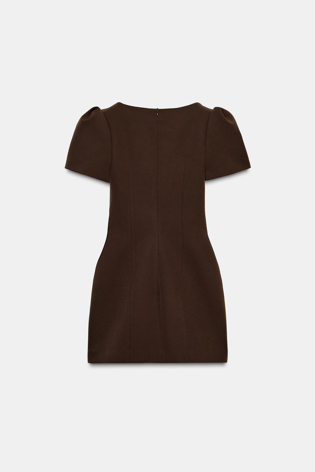 SHORT DRESS WITH PLEATS AND POCKETS