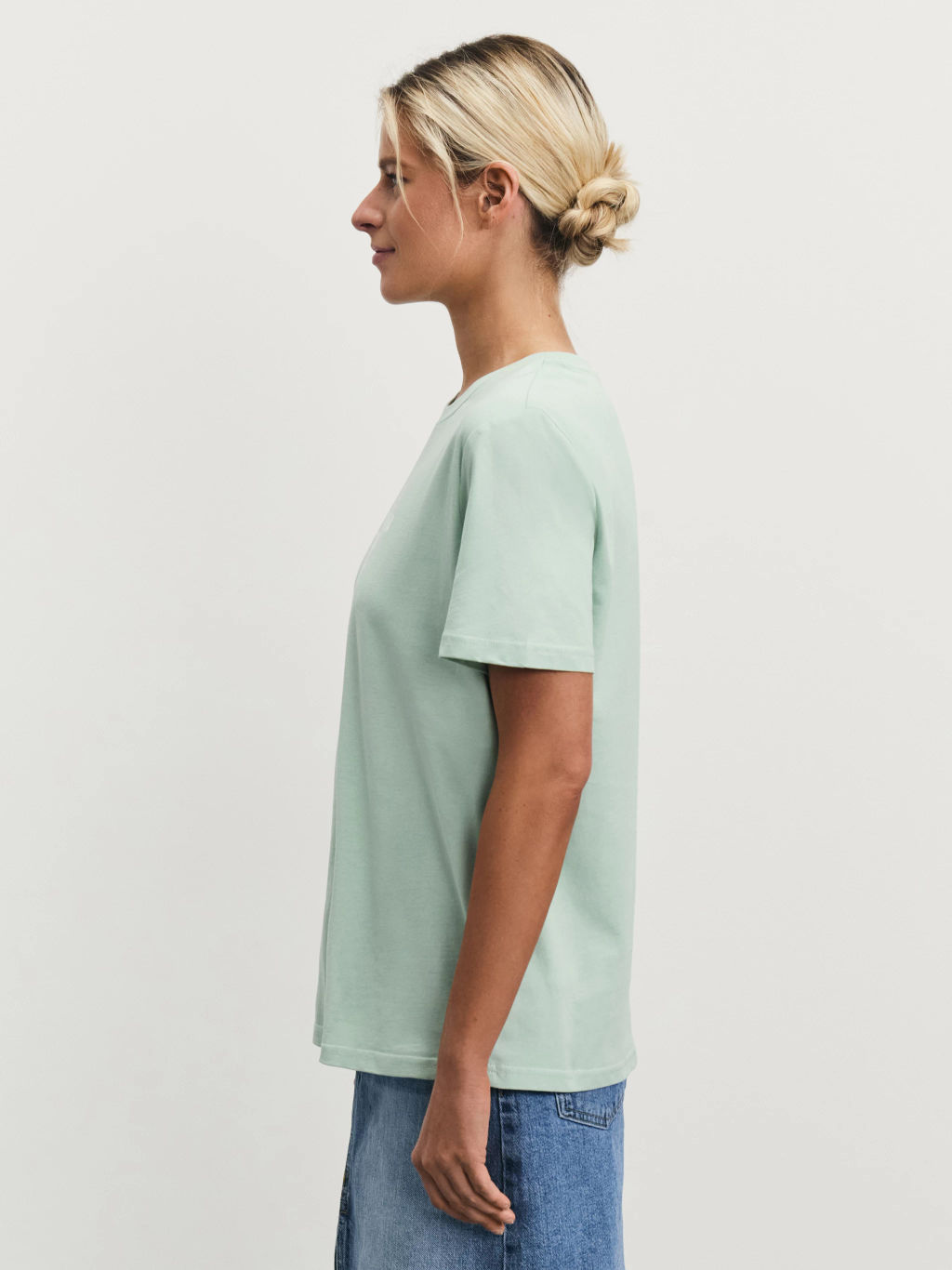 Футболка с принтом из хлопка / Zarina  фото 4